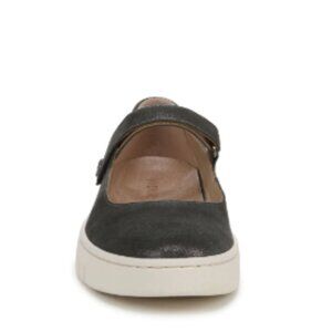 Vionic Women's Uptown Mary Jane Silver Suede Flat